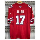 NFL BUFFALO BILLS JERSEY # 17 ALLEN NWT SZ XL