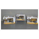 (3) DM CAT DIE-CAST VEHICLES