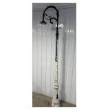 METAL STREET LIGHT POST FIXTURE