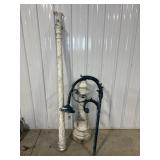 METAL STREET LIGHT POST FIXTURE - AS IS