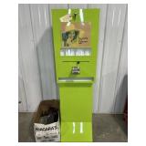 COIN-OPERATED GUM DISPENSER, 17"X20"X59"
