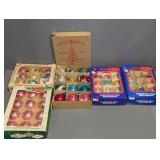 SHINY BRITE & SANTALAND GLASS ORNAMENTS