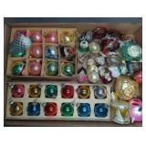 VINTAGE GLASS ORNAMENTS