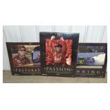 (3) NASCAR MOTIVATIONAL POSTERS