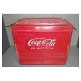 COCA-COLA METAL COOLER 18"X14"X16"