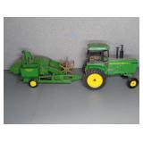 JOHN DEERE TRACTOR AND BALER DIE-CAST