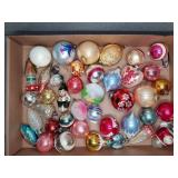 VINTAGE GLASS ORNAMENTS