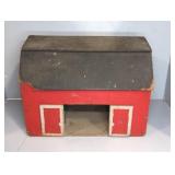 HOMEMADE WOOD TOY BARN