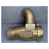 BRASS FIRE HOSE ADAPTER PIECE, 2.5" TO 3"