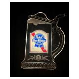 PABST BLUE RIBBON BEER LIGHTED SIGN, 16"T