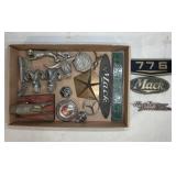 AUTOMOTIVE HOOD ORNAMENTS, EMBLEMS, PLATES