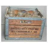NASSAU MILK CRATE AND BOTTLES