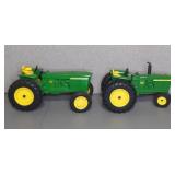 (2) JOHN DEERE TRACTORS DIE-CAST