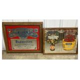 (2) ADVERTISING MIRRORS