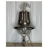 CHROME PLATE CAST BRASS FIRETRUCK BELL