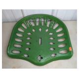 "EVANS" CAST IRON IMPLEMENT SEAT, 15"X15"