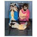 EMPIRE NATIVITY MARY, JOSEPH, JESUS BLOW MOLD SET