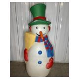 SNOWMAN BLOW MOLD, 40" T, W/ LIGHT CORD