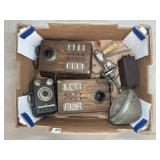 (3) ANTIQUE WALL-MOUNT TELEPHONES, AUTO LIGHT