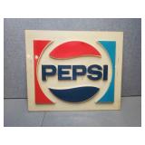 PLASTIC PEPSI SIGN