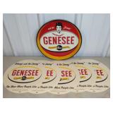 GENESEE BEER "JENNY" SERVING TRAY, W/ TRAY LINERS