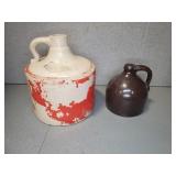 (2) STONEWARE JUGS