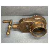 BRASS 2.5" FIRE HOSE VALVE