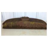 ANTIQUE CAST IRON HERCULES ROLLER RADIATOR HEAD