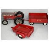 TRU SCALE 891 TRACTOR, WAGON & TRAILER