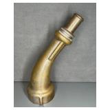 BRASS FIRE HOSE NOZZLE, 3"
