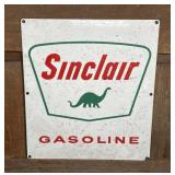 SINCLAIR GASOLINE DINO ENAMEL SIGN, 12"X13.5"