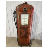 BENNETT MODEL 646 GAS PUMP CASE, 80"T
