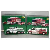 (4) HESS TRUCKS IN BOXES