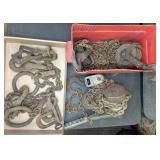 COMEALONG, ASST. CHAINS & PULLEYS, HOOKS