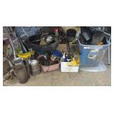 GROUP OF SHOP FLUIDS, CLEANERS, SUPPORT FLUIDS