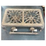 GRISWOLD NO. 402 CAST IRON DOUBLE GAS BURNER