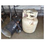 REDDY HEATER PROPANE HEATER, W/ TANK, LIGHT