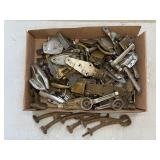 ASST. METAL/BRASS HANDLES, HINGES, BRACKETS