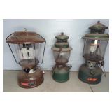 (3) COLEMAN LANTERNS - 275, 242C, 220F