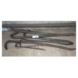 (7) CROWBARS/PRYBARS