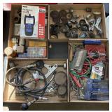 ASST. TOOLS, HOLE SAWS, 3/4" SOCKETS, AUTO TOOLING