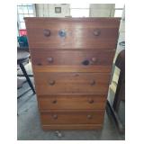 5-DRAWER DRESSER, 26"X15"X24"