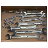 (13) SNAP-ON METRIC OPEN-END WRENCHES