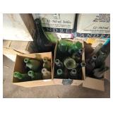 GROUP OF ASST. GLASS WINE BOTTLES