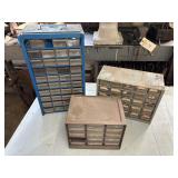 (3) HARDWARE ORGNIZERS