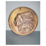 IROQUOIS BEER METAL PLAQUE