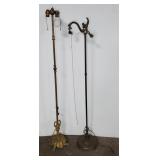 FLOOR LAMPS FIGURAL TOP, ORNATE BASES