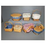 (7) LONGABERGER BASKETS