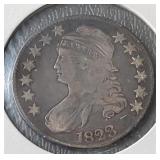 1823 BUST CAPPED HALF DOLLAR