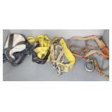 (2) SAFETY BELTS, (2) SAFETY HARNESSES